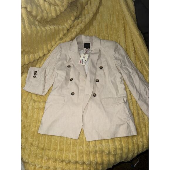 NWT Women’s Alex Marie Blazer Suit Jacket KHAKI brown Tan Size 12 - Picture 1 of 5